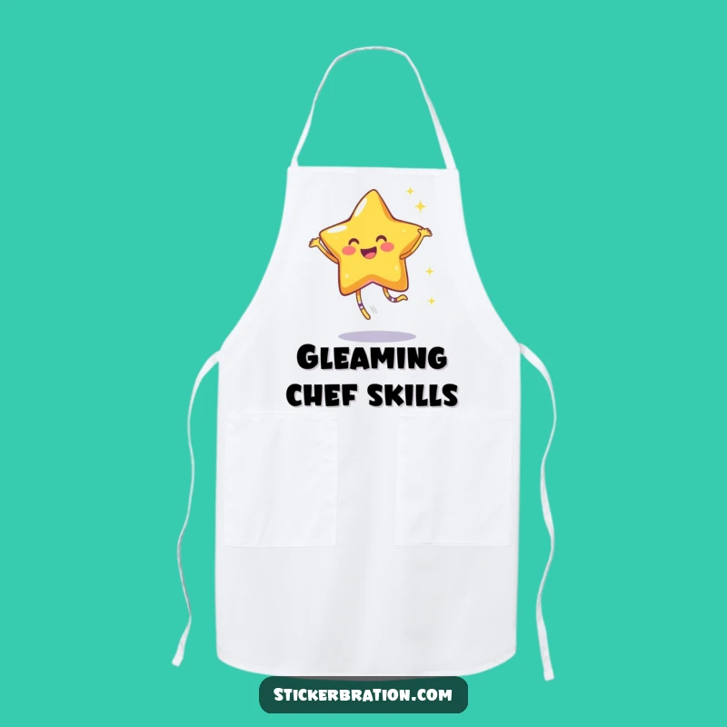Funny Star Dance Apron: Joyful Sparkle Chef Gift, Festive Fun