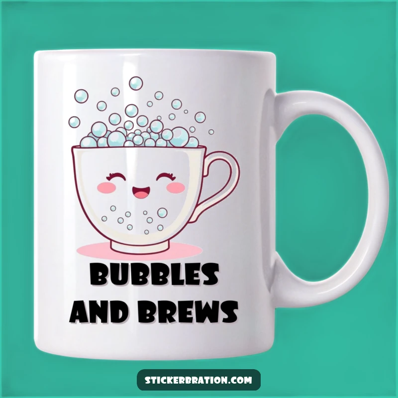 Funny Teacup Bubbles Mug: A Cheerful and Hilarious Gift for Tea Lovers