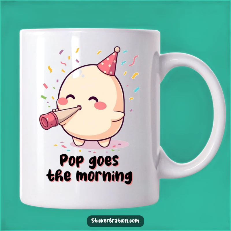 Funny Blob Party Horn Mug: A Hilarious Celebration Gift for Your Favorite Fun Lover