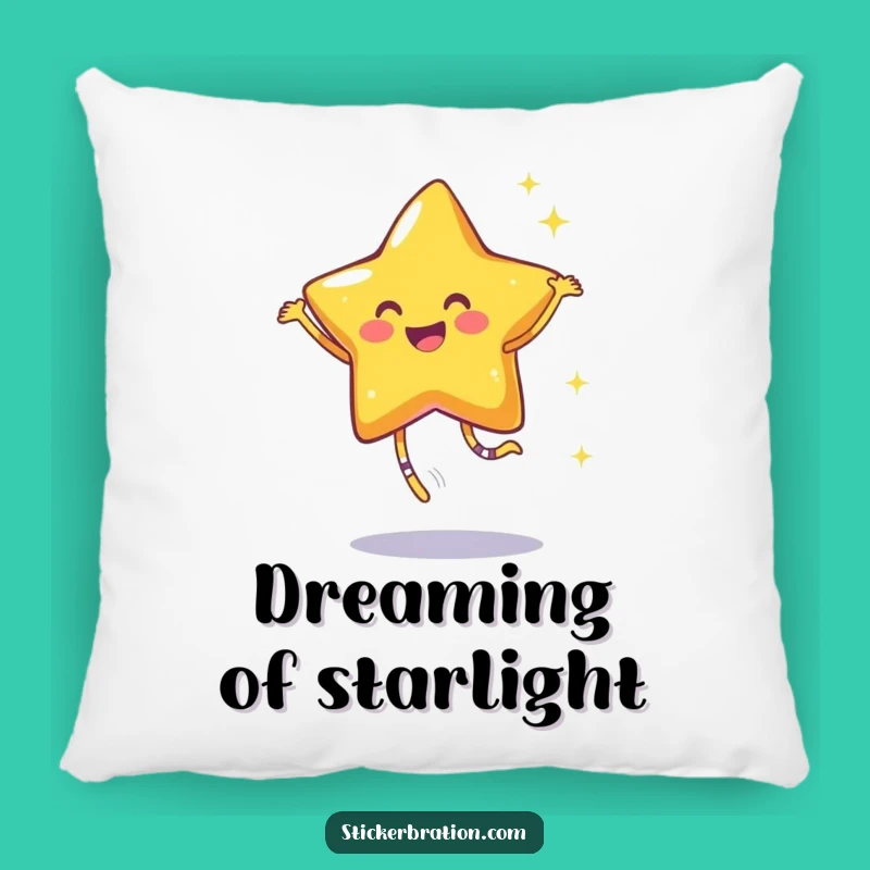 Funny Star Dance Pillow: Cozy Sparkle Comfort, Joyful Gift