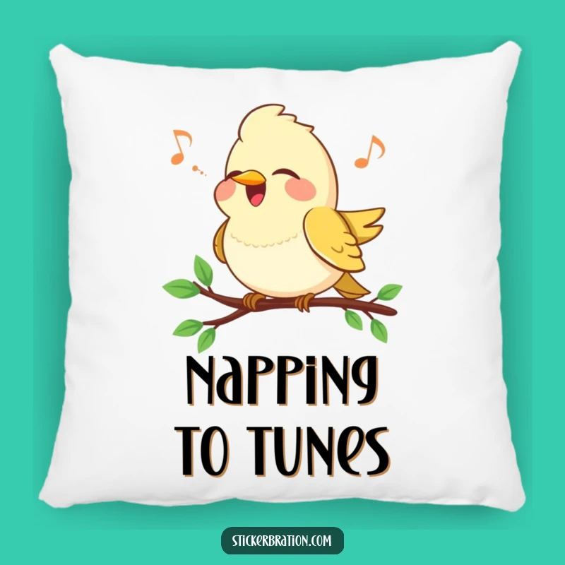Funny Bird Song Pillow - Cozy Comfort, Musical Serenade, Perfect Relaxing Gift!