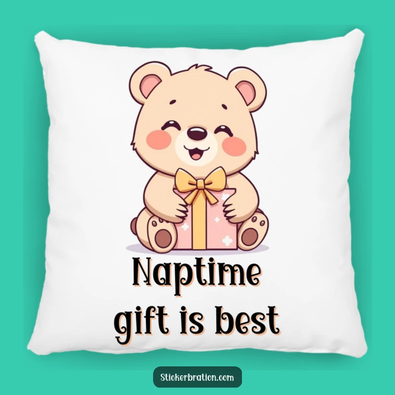 Funny Bear Cub Gift Pillow: Cuddle Up with Exciting Surprise Vibes