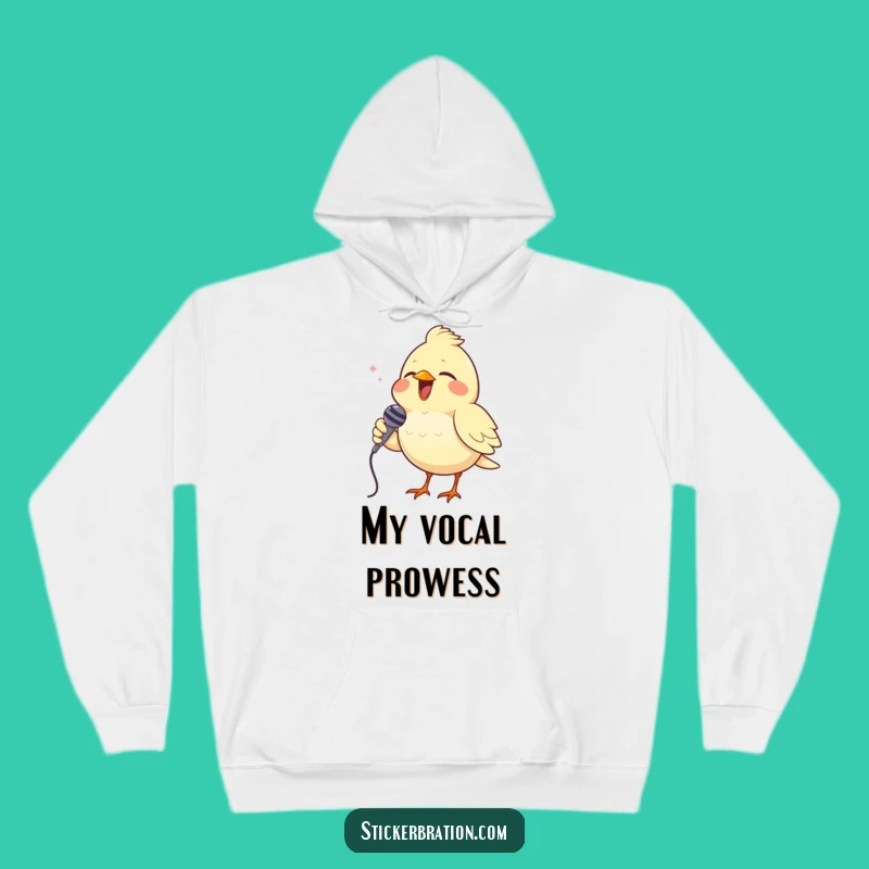 Cozy Funny Bird Hoodie: Singing Sensation, Warm & Humorous Gift