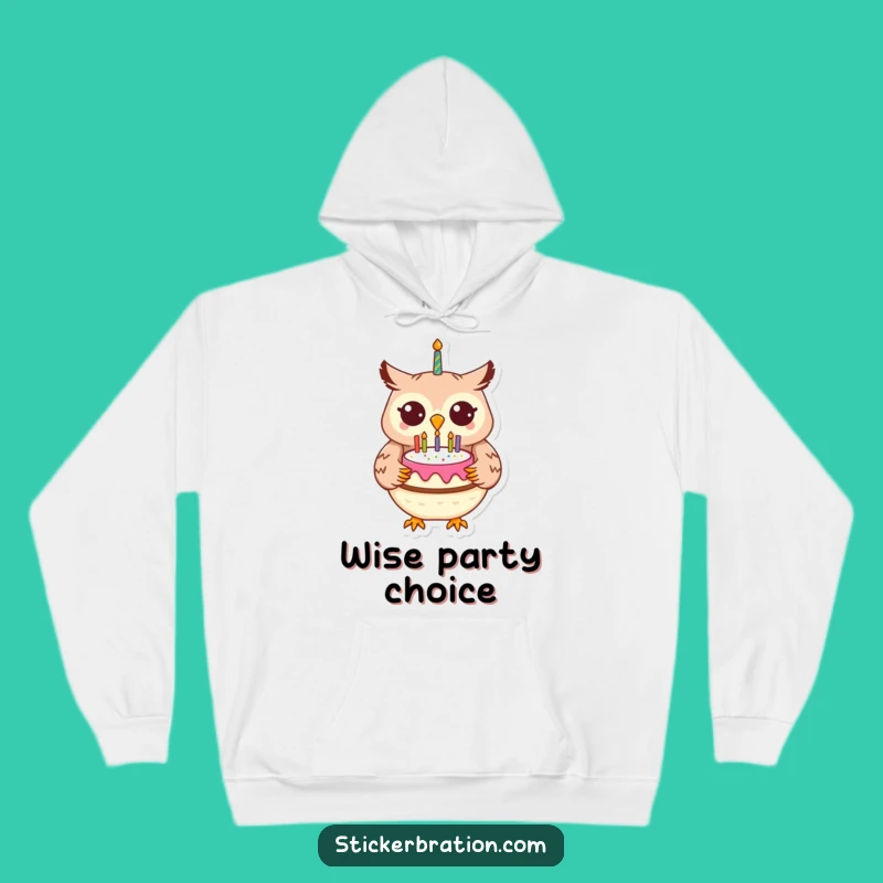 Funny Owl Birthday Hoodie: Cozy Up with This Cheerful Character's Celebration
