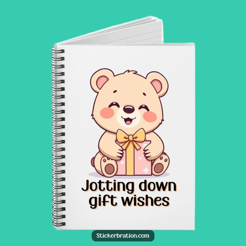 Funny Bear Cub Gift Notebook: Capture Your Exciting Ideas
