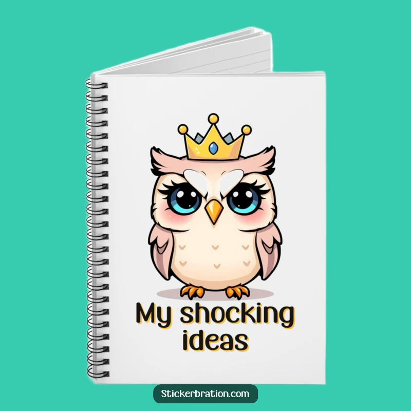 Funny Shocked Owl Party Notebook: Jot Down Your Surprises with Humor