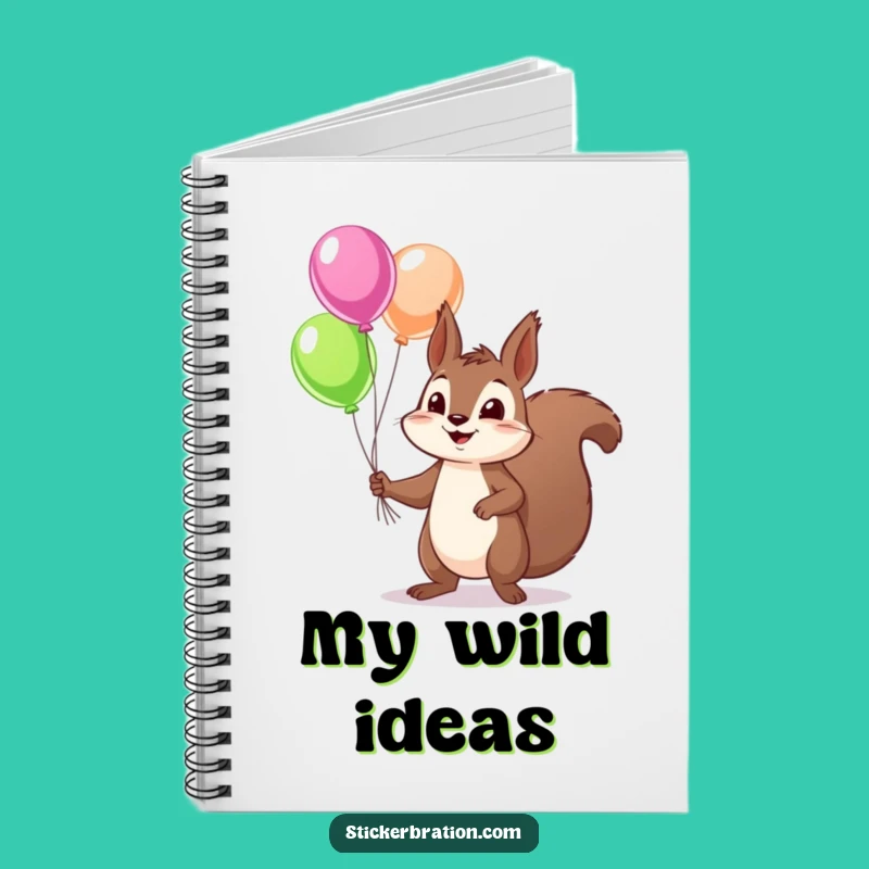 Funny Squirrel Juggling Notebook: Mischievous Character Journal, Hilarious Gift!