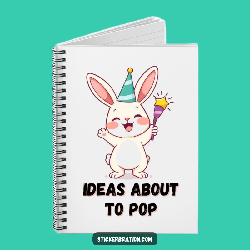 Funny Bunny Party Planner Notebook: Cheerful Character Journal, Hilarious Gift!