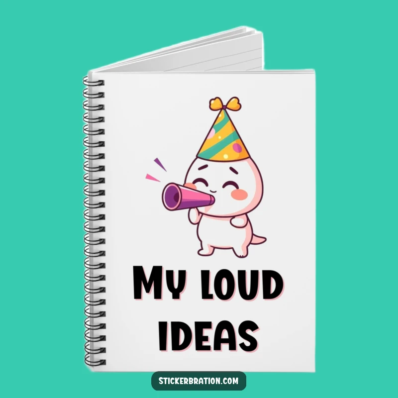 Funny Party Hat Idea Notebook: Hilarious Journal for Celebration Plans