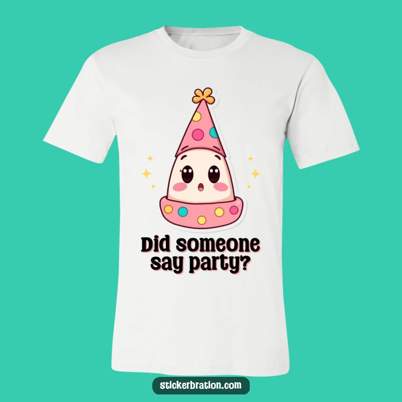 Surprised Party Hat T-Shirt: Wear Your Hilarious Reactions with Funny Style