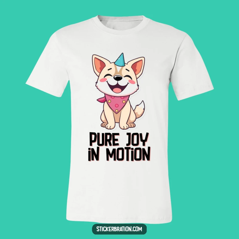 Funny Dog Party T-Shirt: Wag More, Bark Less, Your Fun Tee!
