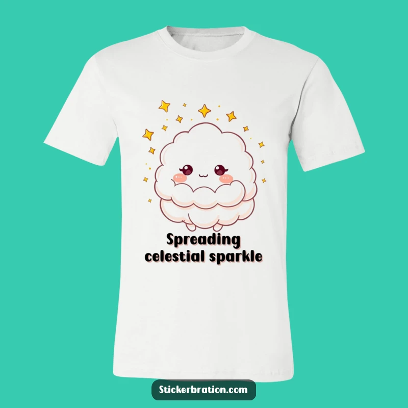 Funny Cloud Stars T-Shirt: Wear the Magic with This Hilarious Graphic Tee
