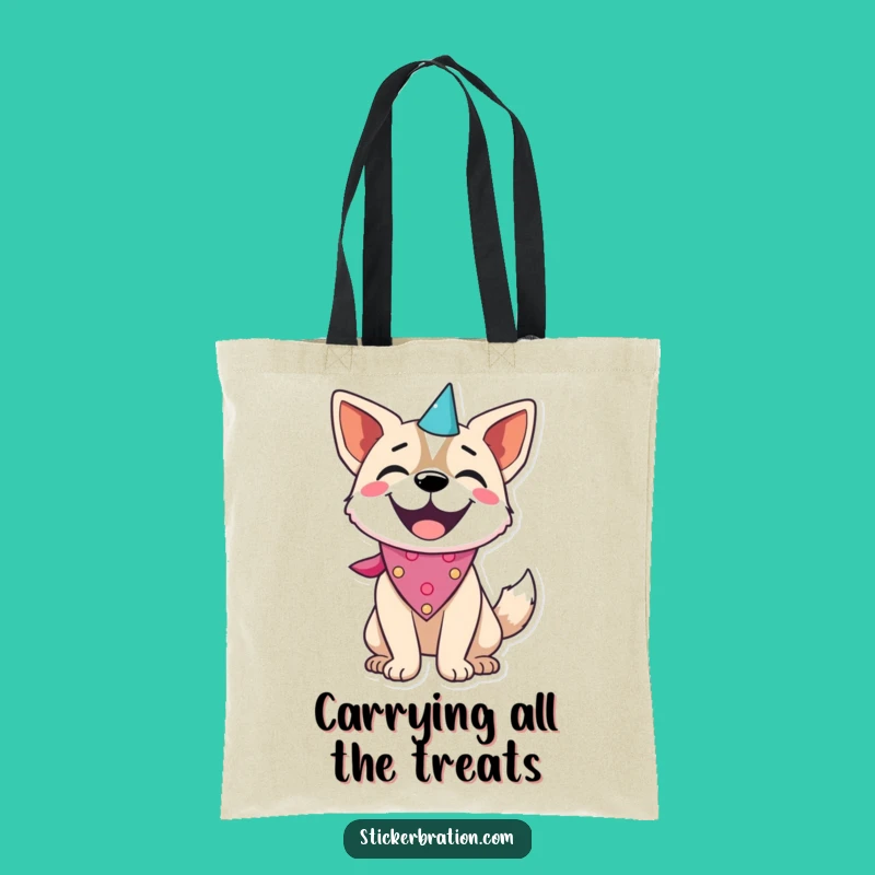 Funny Dog Party Tote Bag: Carry Your Joy, Your Festive Companion!