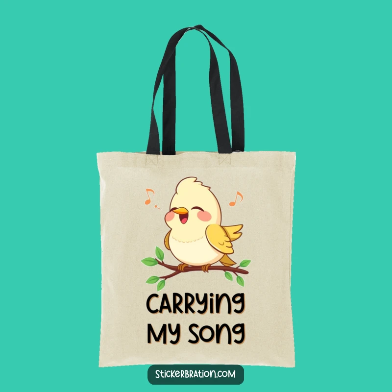 Funny Bird Song Tote Bag - Carry Your Tunes, Stylish Accessory, Adorable Gift!